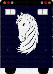 Horse Head design 4 graphic decal sticker