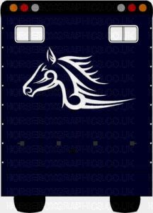 Horse Box Graphic  - Horses Head