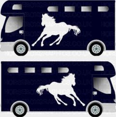 Horse Running Galloping Design Sticker 3