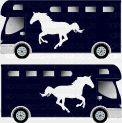Horse Running Galloping Design Sticker 6