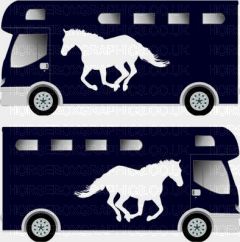 Horse Running Galloping Design Sticker 7