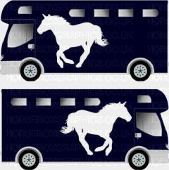 Horse Running Galloping Design Sticker 8