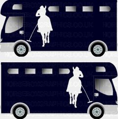 Sporting Horse Silhouette Sticker 1