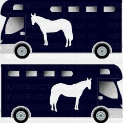 Horse Standing Grazing Silhouette Sticker 3