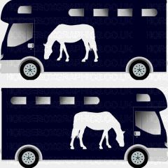 Horse Standing Grazing Silhouette Sticker 6