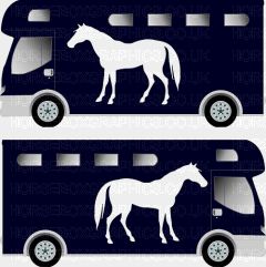 Horse Standing Grazing Silhouette Sticker 8
