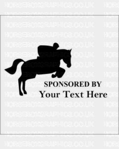 Horse Box Graphic - Sponsored By