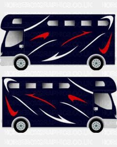 Horsebox Trailer Decorative Stripe Sticker 12