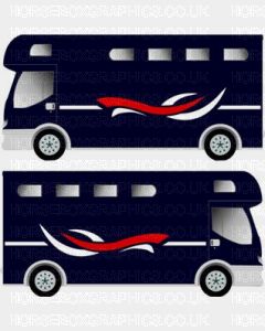 Horsebox Trailer Decorative Stripe Sticker 14