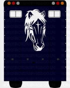 Horse Box Graphic  - Horses Head