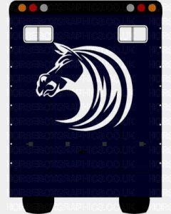 Horse Box Graphic  - Horses Head