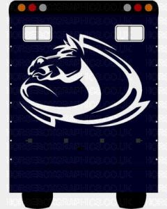 Horse Box Graphic  - Horses Head