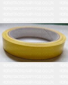 10m of Yellow 18mm tape