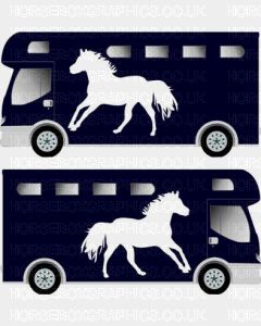 Horse Running Galloping Design Sticker 5