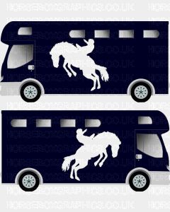 Sporting Horse Silhouette Sticker 6