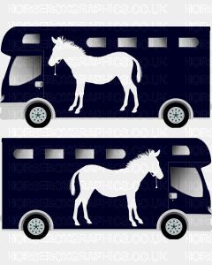 Trotting Walking Horse Silhouette Sticker 10