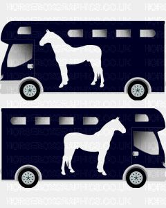 Trotting Walking Horse Silhouette Sticker