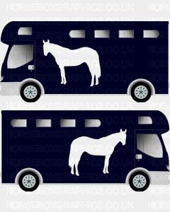 Horse Standing Grazing Silhouette Sticker 3