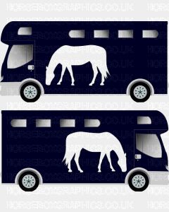 Trotting Walking Horse Silhouette Sticker 7