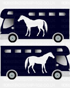Trotting Walking Horse Silhouette Sticker 8