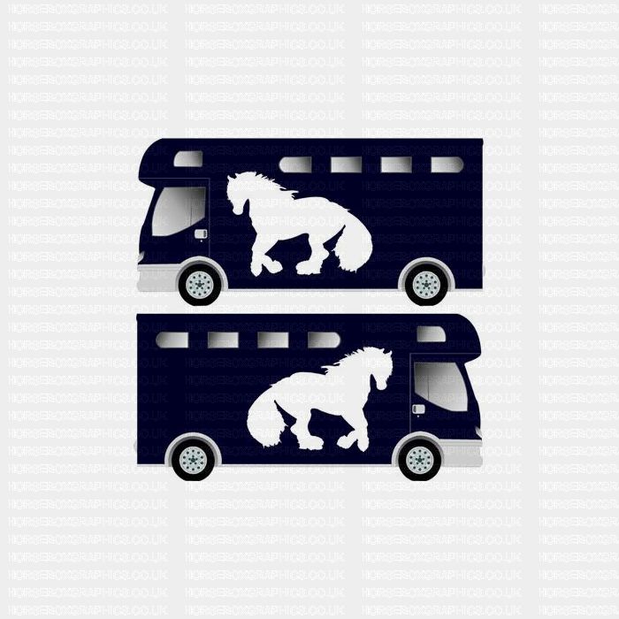 Gypsy Vanner Cob Silhouette Sticker