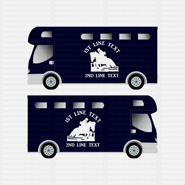 Horses and Text Design Self Adhesive Sticker 22