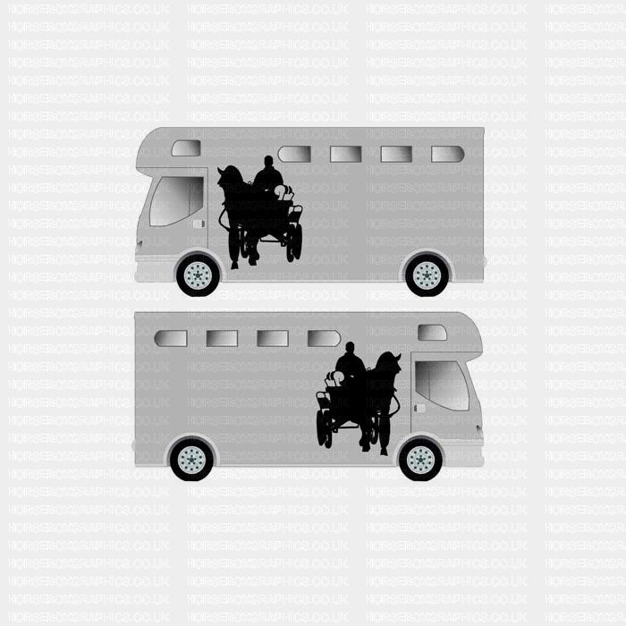 Horse and Carriage sticker Design 2