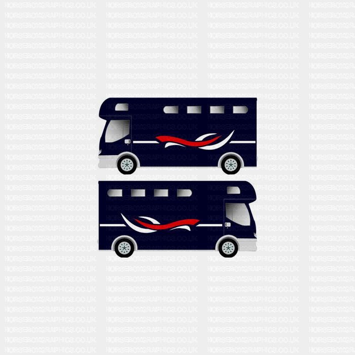 Horsebox Trailer Decorative Stripe Sticker 14