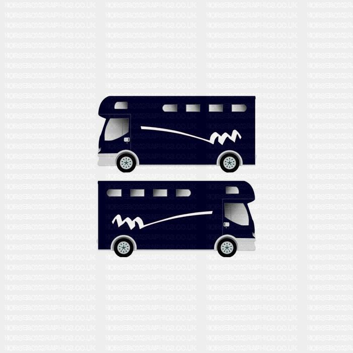 Horsebox Trailer Decorative Stripe Sticker 15