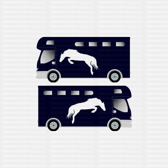 Horse Jumping Design Sticker 2