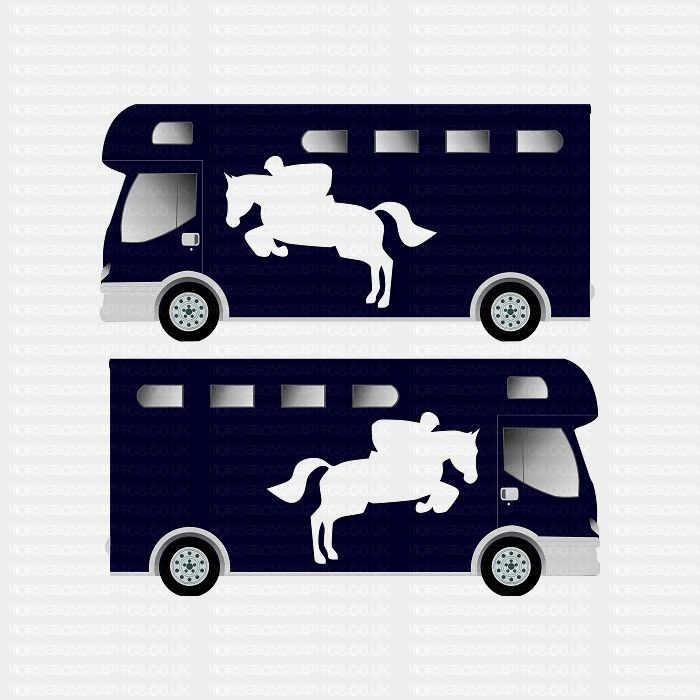 Horse Jumping Design Sticker 5