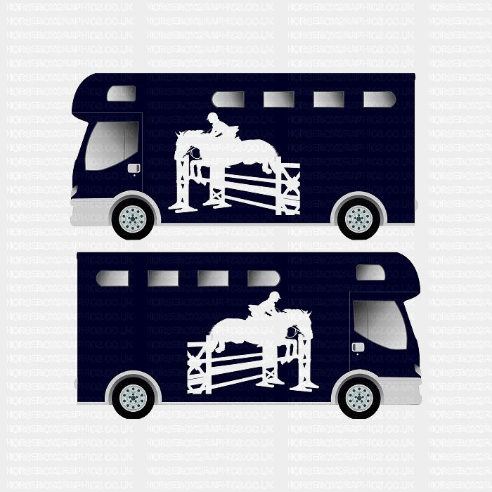 Horse Jumping Design Sticker 6