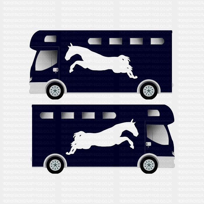 Horse Jumping Design Sticker 7