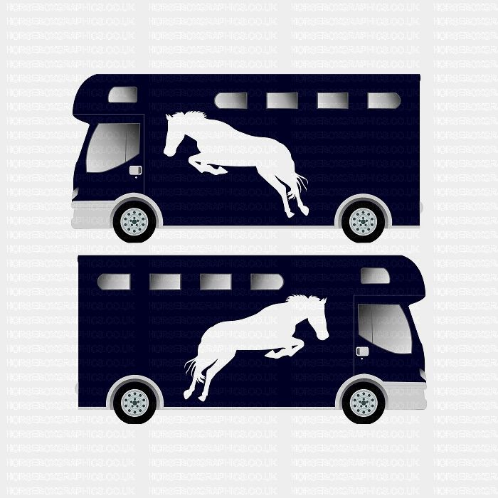 Horse Jumping Design Sticker 8