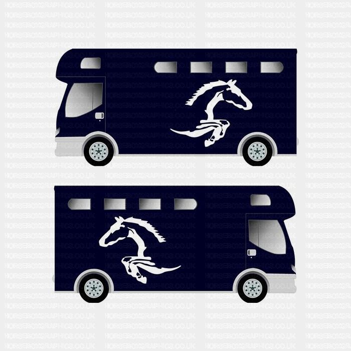 Horse Jumping Design Sticker 8