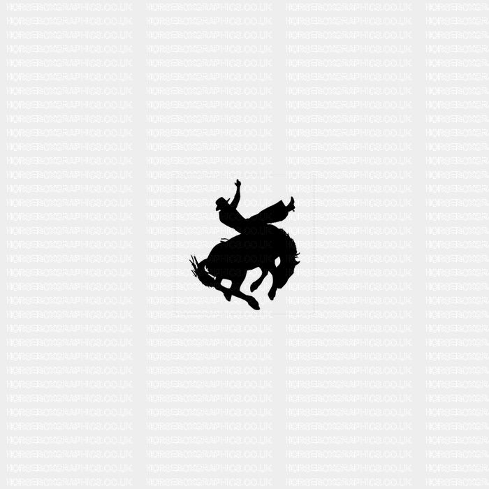 Horse and  Rider Design Self Adhesive Sticker 15