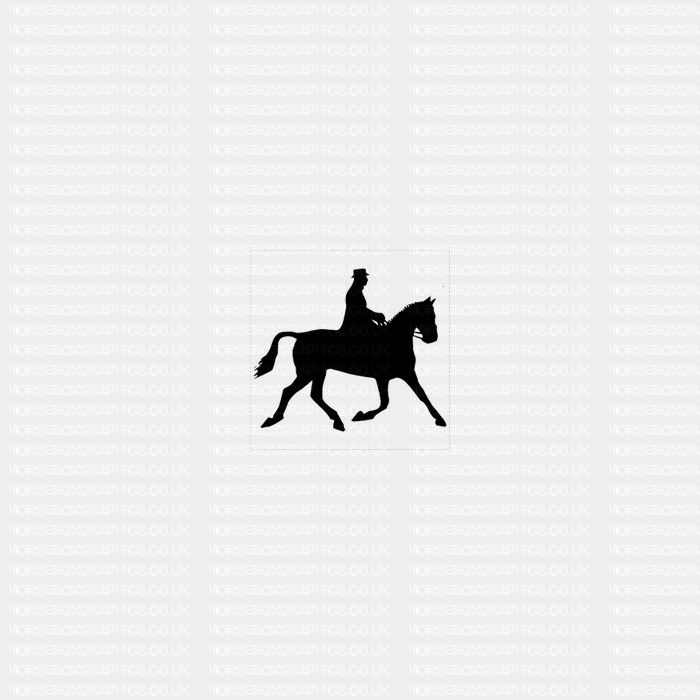 Horse  and Rider Design Self Adhesive Sticker 19