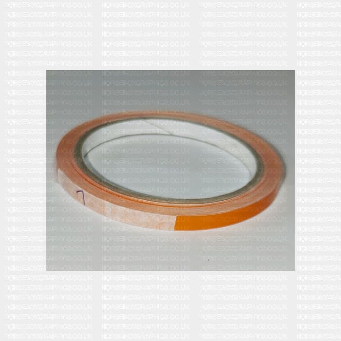 10m of 7mm Orange tape