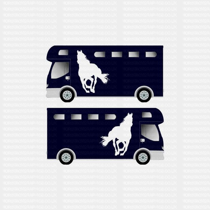 Horse Running Galloping Design Sticker 2