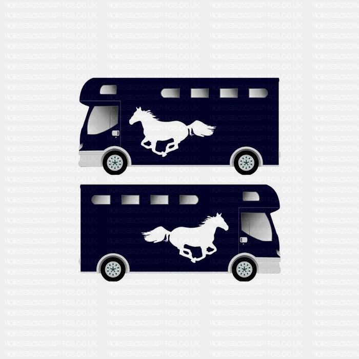 Horse Running Galloping Design Sticker 4