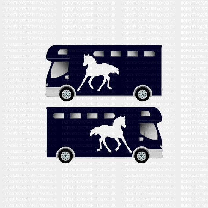 Horse Running Galloping Design Sticker 9