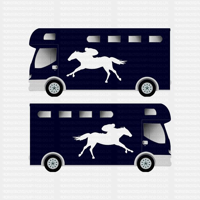 Sporting Horse Silhouette Sticker 1