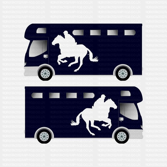 Sporting Horse Silhouette Sticker