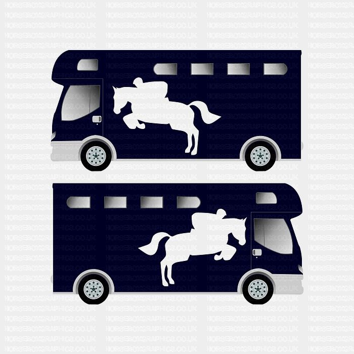 Sporting Horse Silhouette Sticker 2