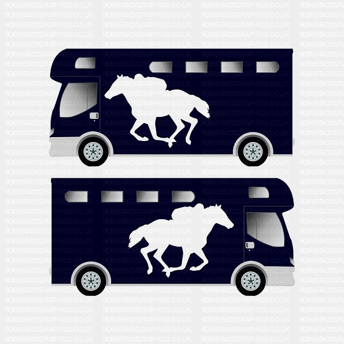 Sporting Horse Silhouette Sticker 3