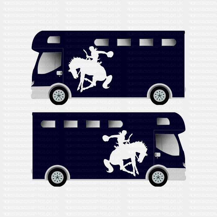 Sporting Horse Silhouette Sticker 4
