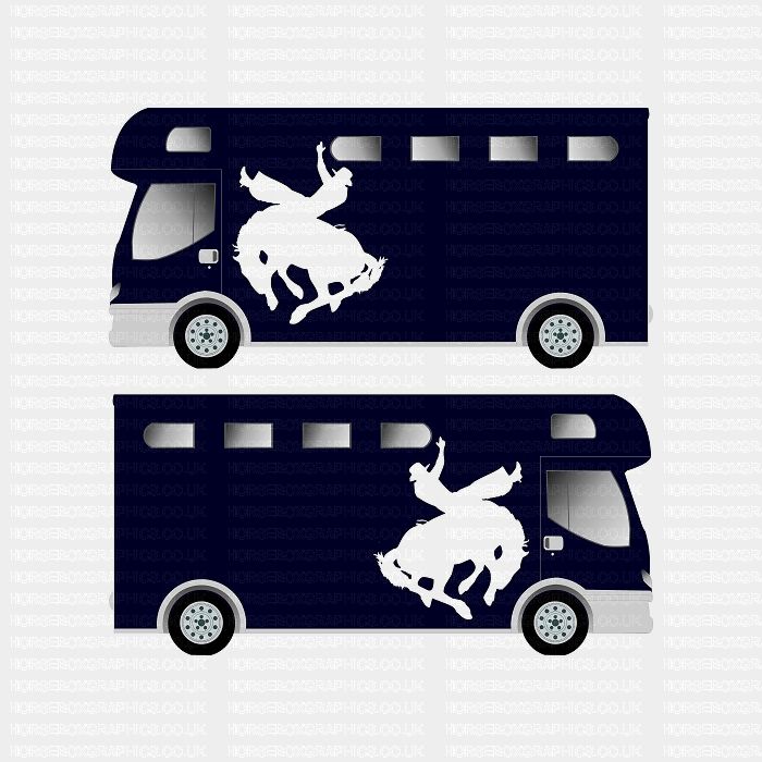 Sporting Horse Silhouette Sticker 5