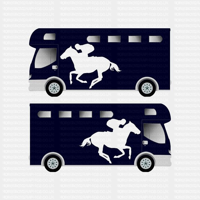 Sporting Horse Silhouette Sticker 7