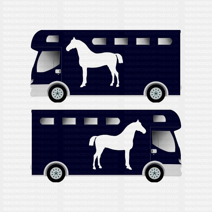 Horse Standing Grazing Silhouette Sticker 2