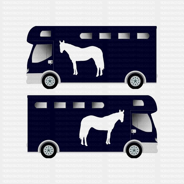 Horse Standing Grazing Silhouette Sticker 3